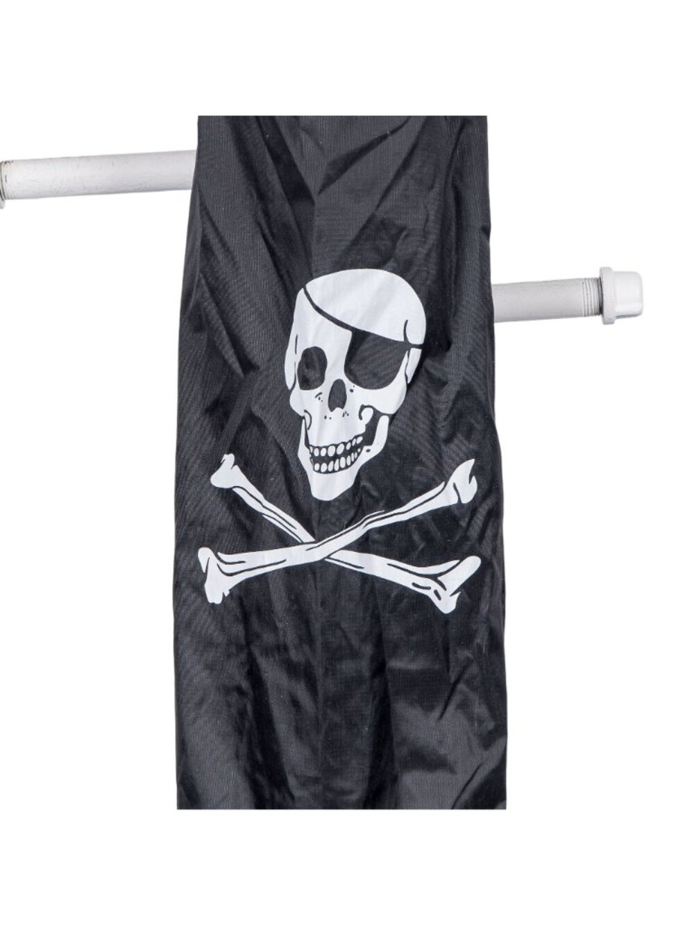 Pirate Windsock Skull Bones Black White Halloween House Decor Garden Flag Party - Picture 4 of 8